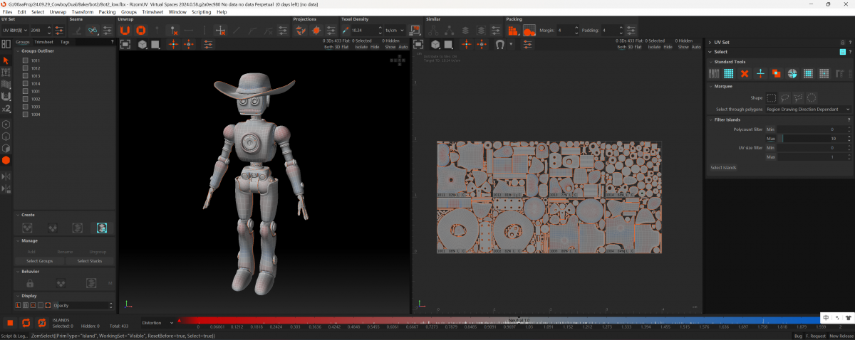 Cowboy Duel – Bot2 UV & Baking